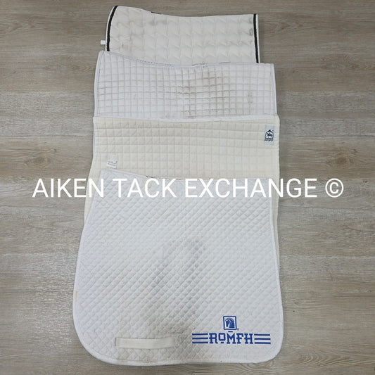 BARGAIN BUNDLE: 4 Dressage Saddle Pads