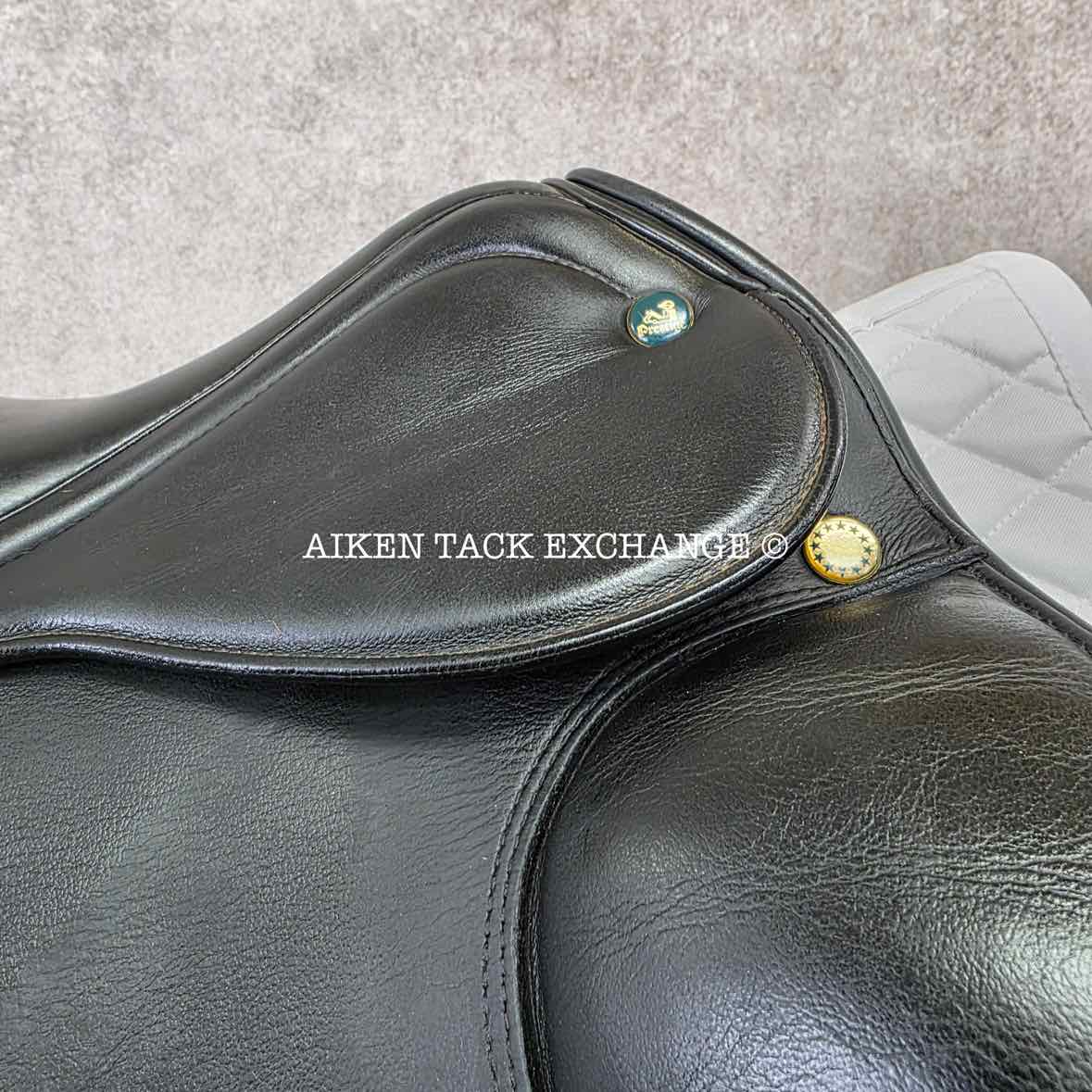 **SOLD** 2015 Prestige Lucky Idol Dressage Saddle, 16" Seat, 32 Tree - Medium, Wool Flocked Panels
