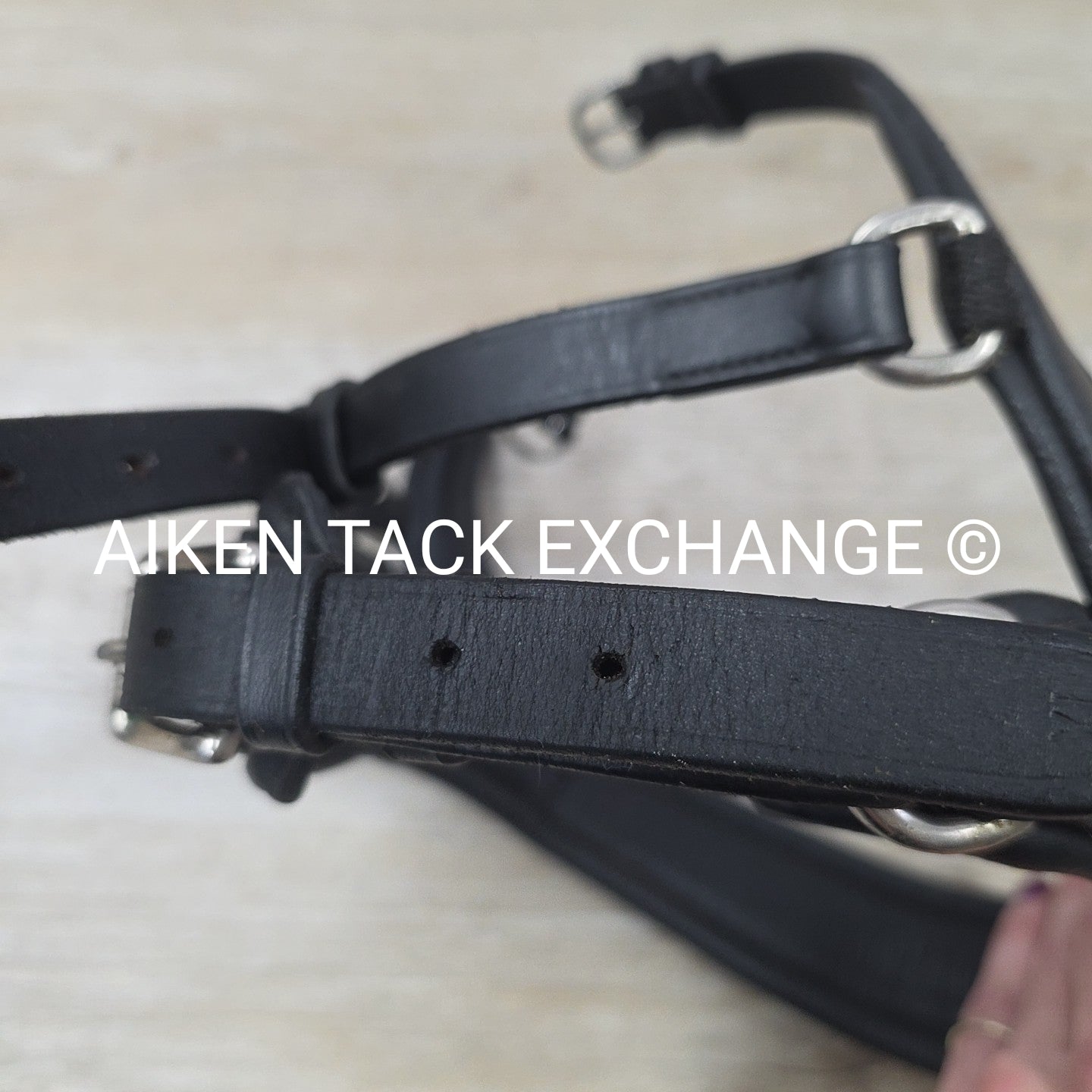 Tota Comfort Noseband, Black Patent, Oversize