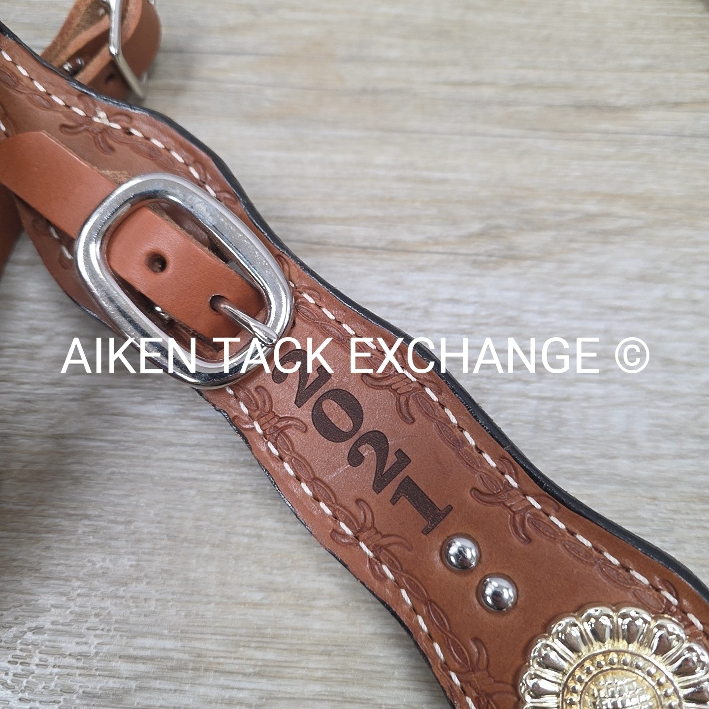 One Ear Western Bridle with Matching Wither Strap