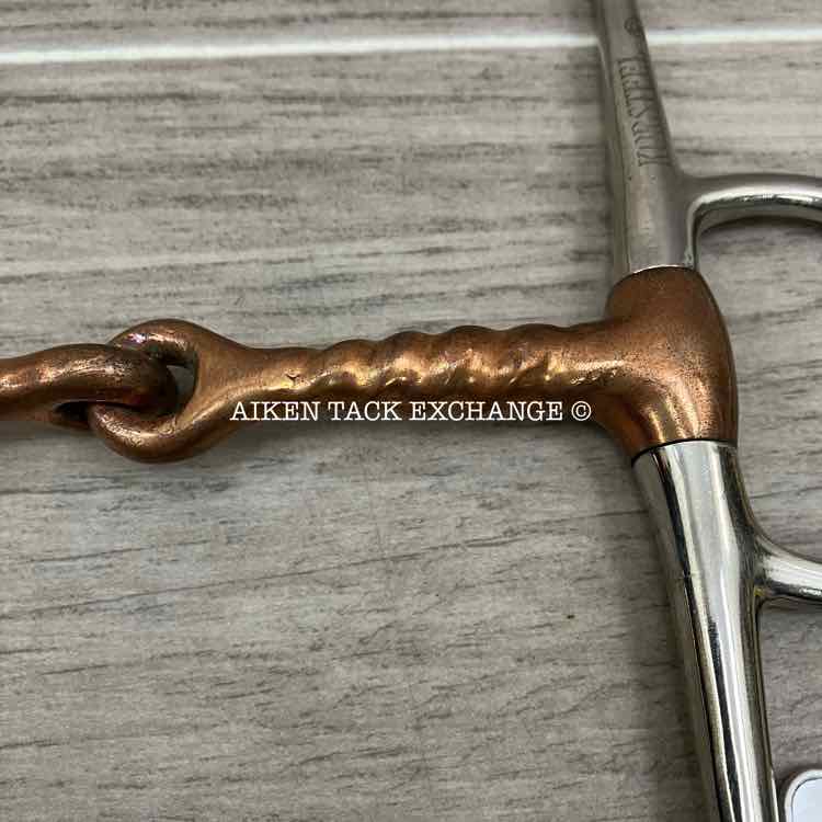 Korsteel Copper Corkscrew Single Joint Full Cheek Bit 5"