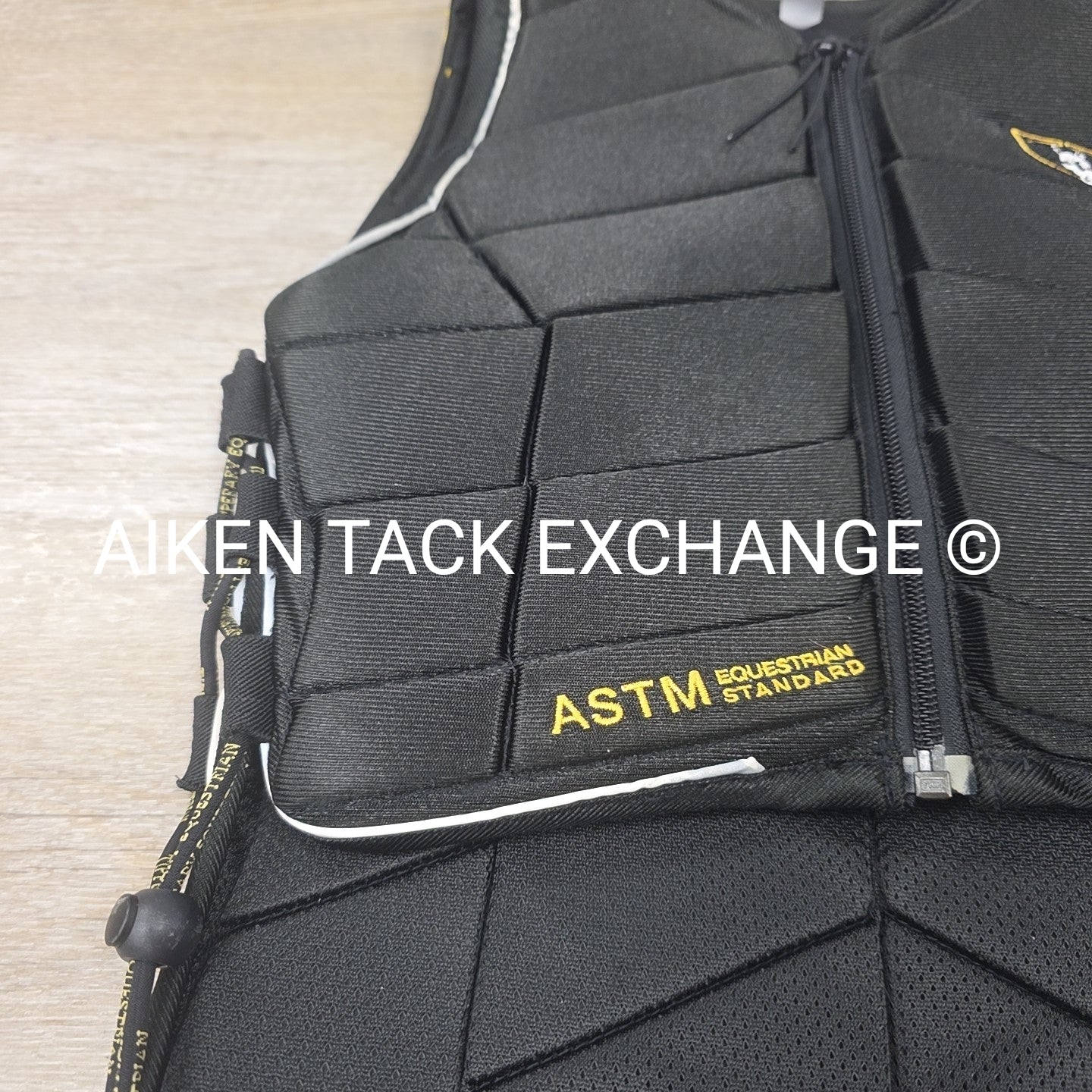 Tipperary Eventer Body Protector Safety XC Vest, Black, Size Youth Small YS - 30