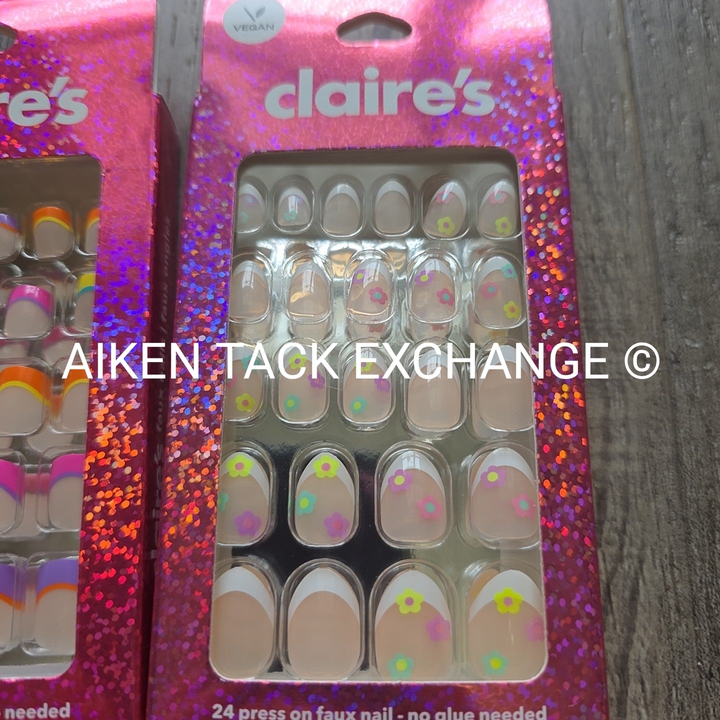 Claire's Press-On Nails (2 Sets) - 24 Count Each (48 Total)