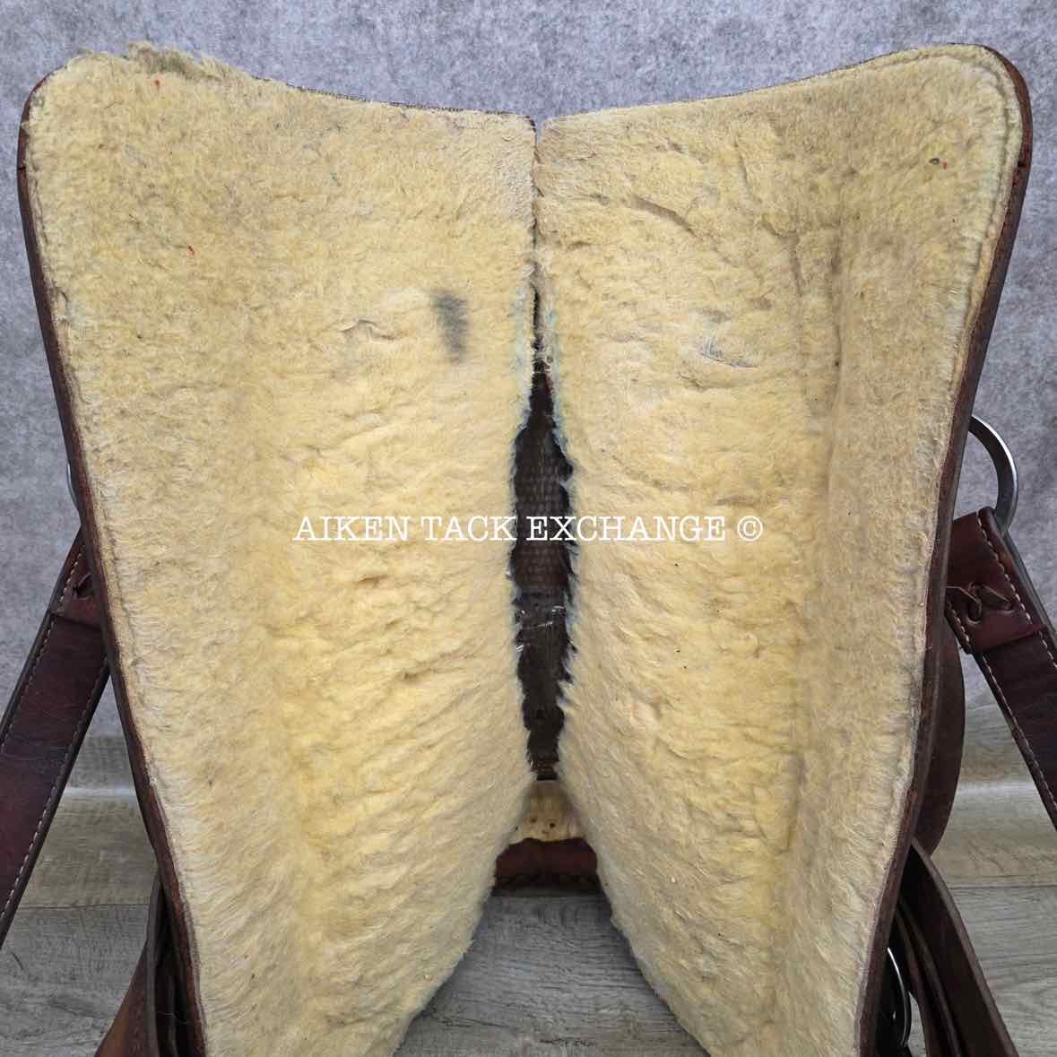 AMB Western Saddle, 16" Seat, Wide Tree - Full QH Bars