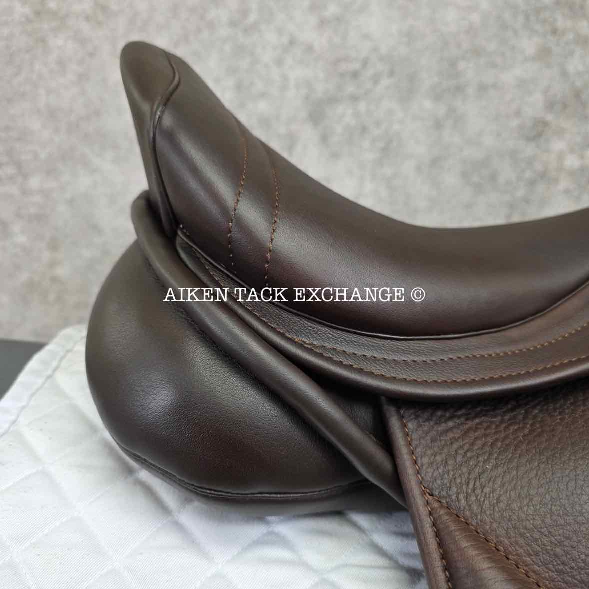 **SOLD** Zaldi Europa 2G All Purpose Saddle, 17" Seat, Medium Wide Tree, Wool Flocked Panels