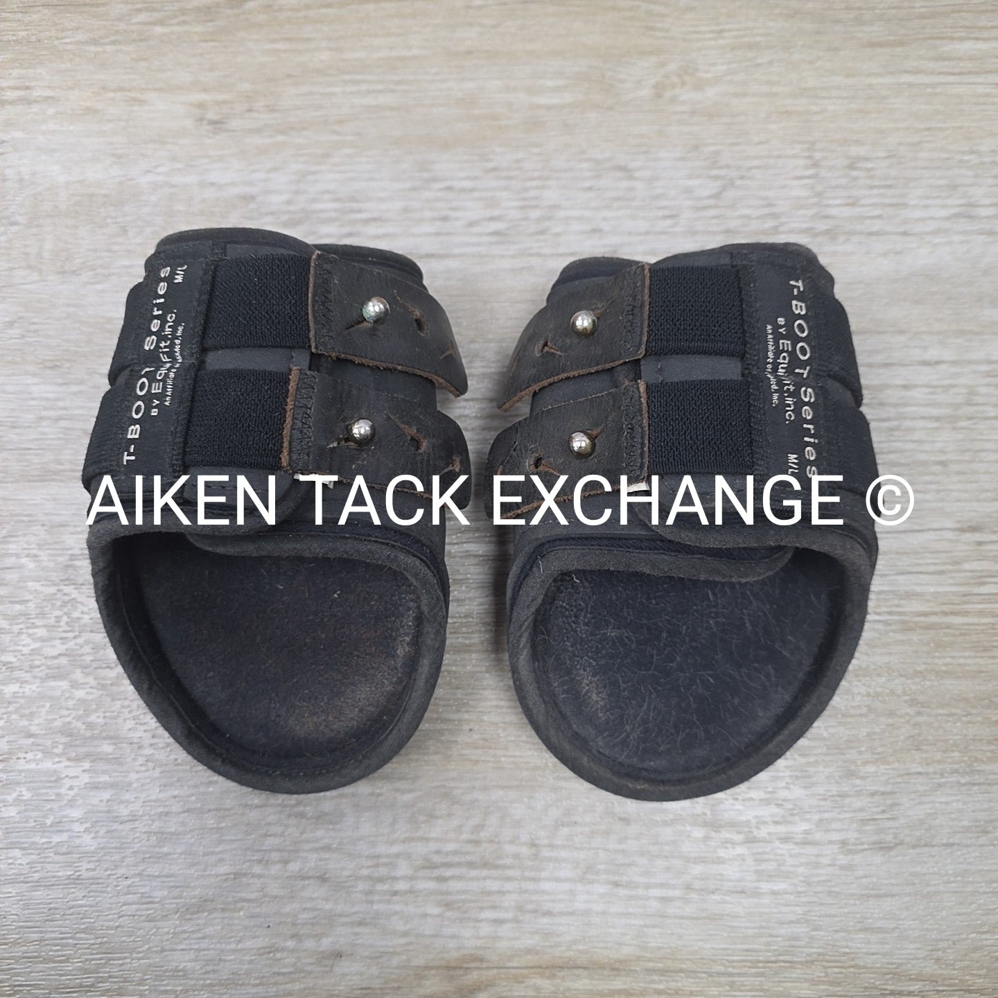 EquiFit T Boot Hind Fetlock Boots, Black, Size Medium