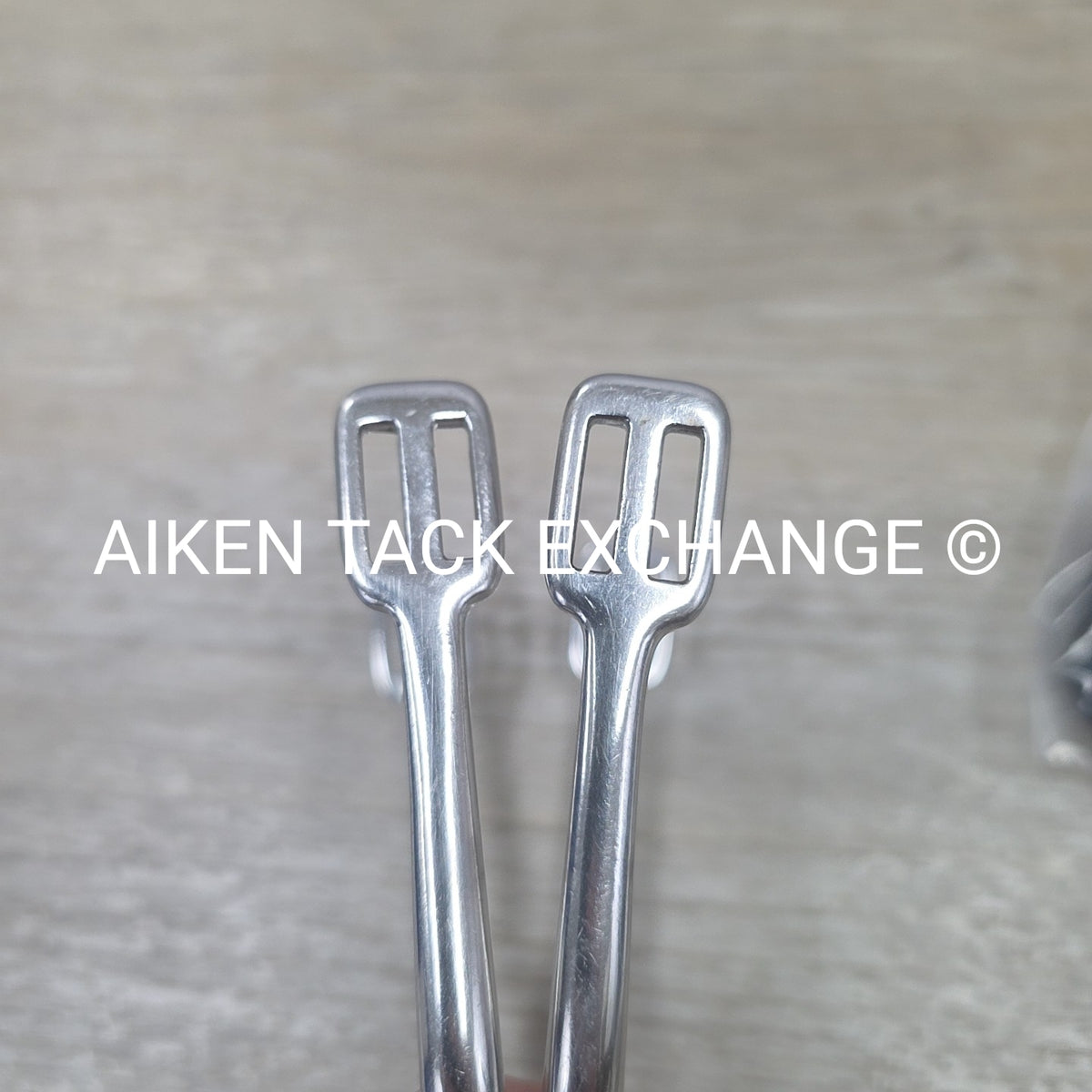 Long Neck Spurs with Braided Nylon Spur Straps, 46mm