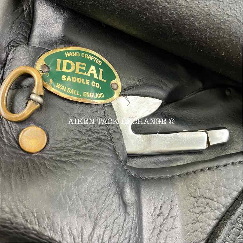 2007 Ideal Jessica Dressage Saddle, 17" Seat, M/MW Tree, Wool Flocked Panels, Buffalo Leather