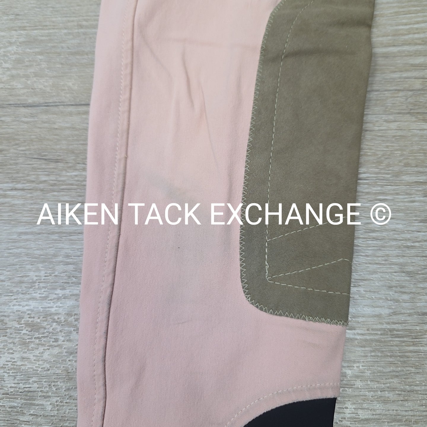 Tailored Sportsman Trophy Hunter Knee Patch Sock Bottom Breeches, Size 12