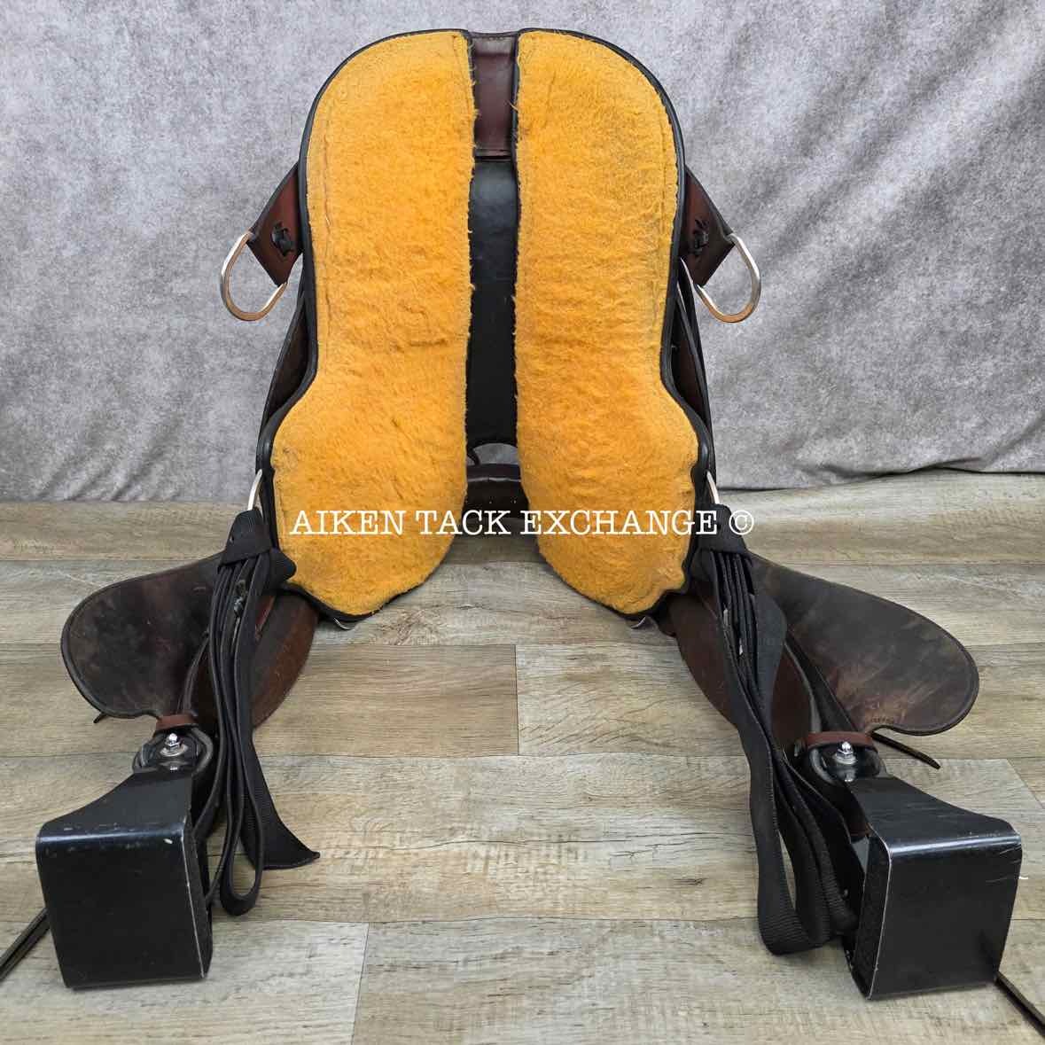 2013 Circle Y 1581 Alabama Trail Gaiter Western Saddle, 17" Seat, Wide Tree - Full QH Bars