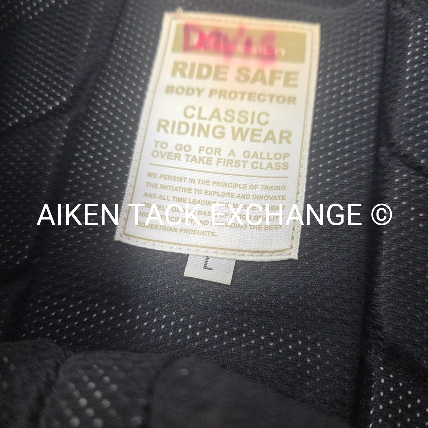 Cavassion Body Protector, Size Large
