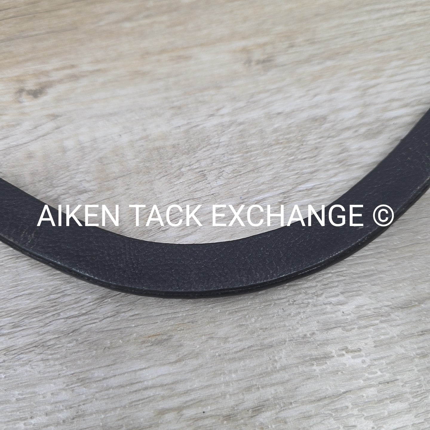 Bling Curved Browband, Black & Blue, 16.5"