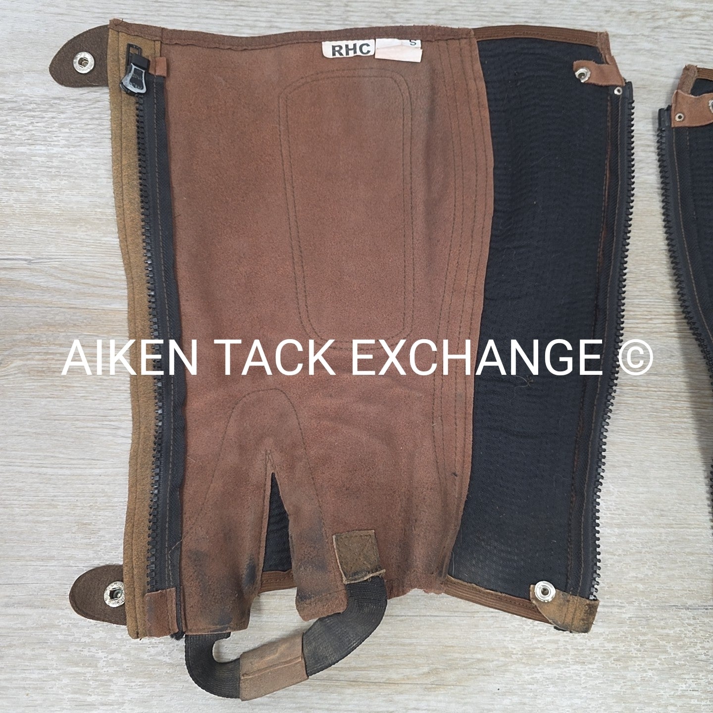 RHC Suede Half Chaps, Size Small
