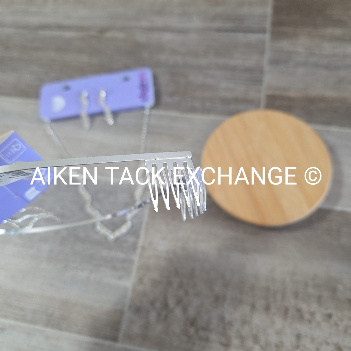 Claire's Bundle - 1 Tiara, 1 Set of Earrings, 1 Necklace