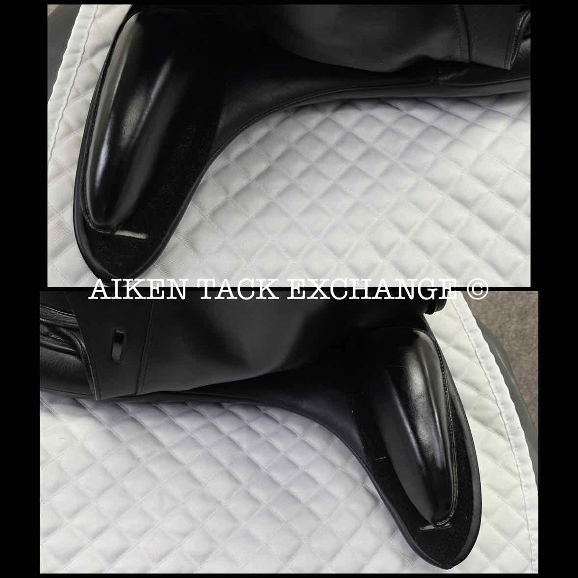 2006 DK Saddlery Freedom Monoflap Dressage Saddle, 17" Seat, M/MW Tree, Wool Flocked Panels