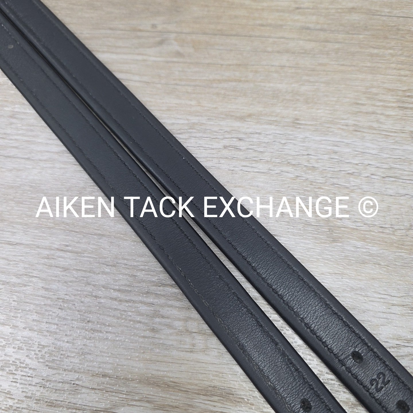 Prestige Nylon Lined Stirrup Leathers, Black, 160 cm / 63"