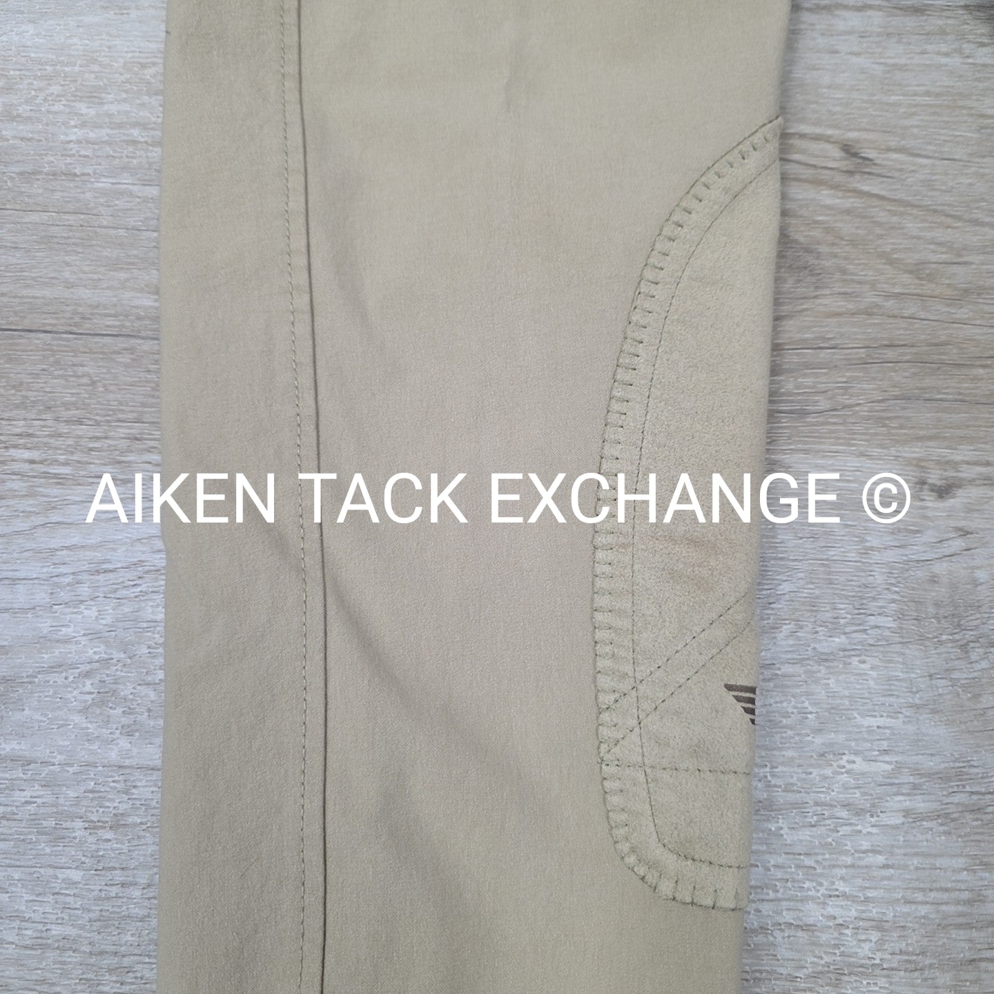 TuffRider Front Zip Knee Patch Breeches, Men's 34