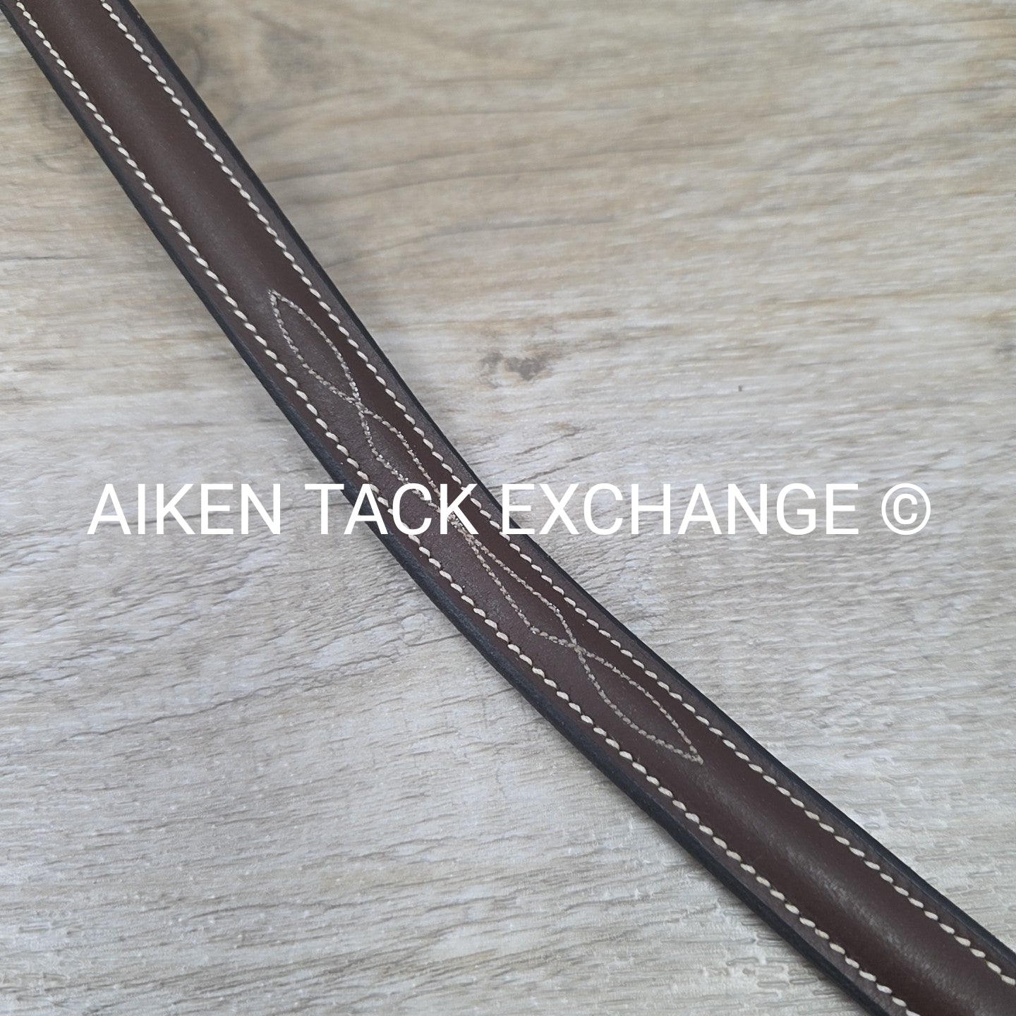 Fancy Stitched Breastplate, Brown, Size Full