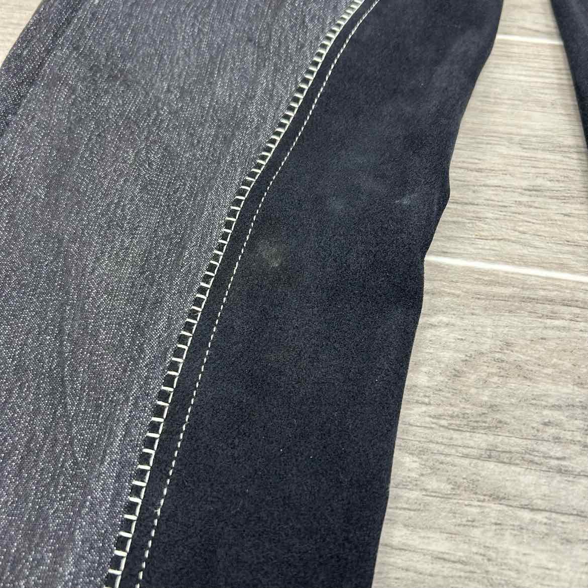 HKM Ms Blink Full Seat Denim Boot Cut Breeches, Size 30