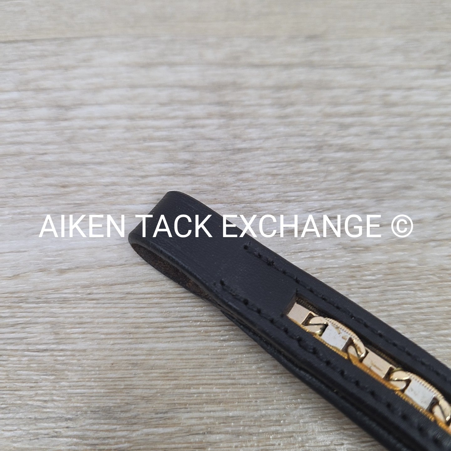 Kieffer Padded Bling Browband, Black, 15.5"