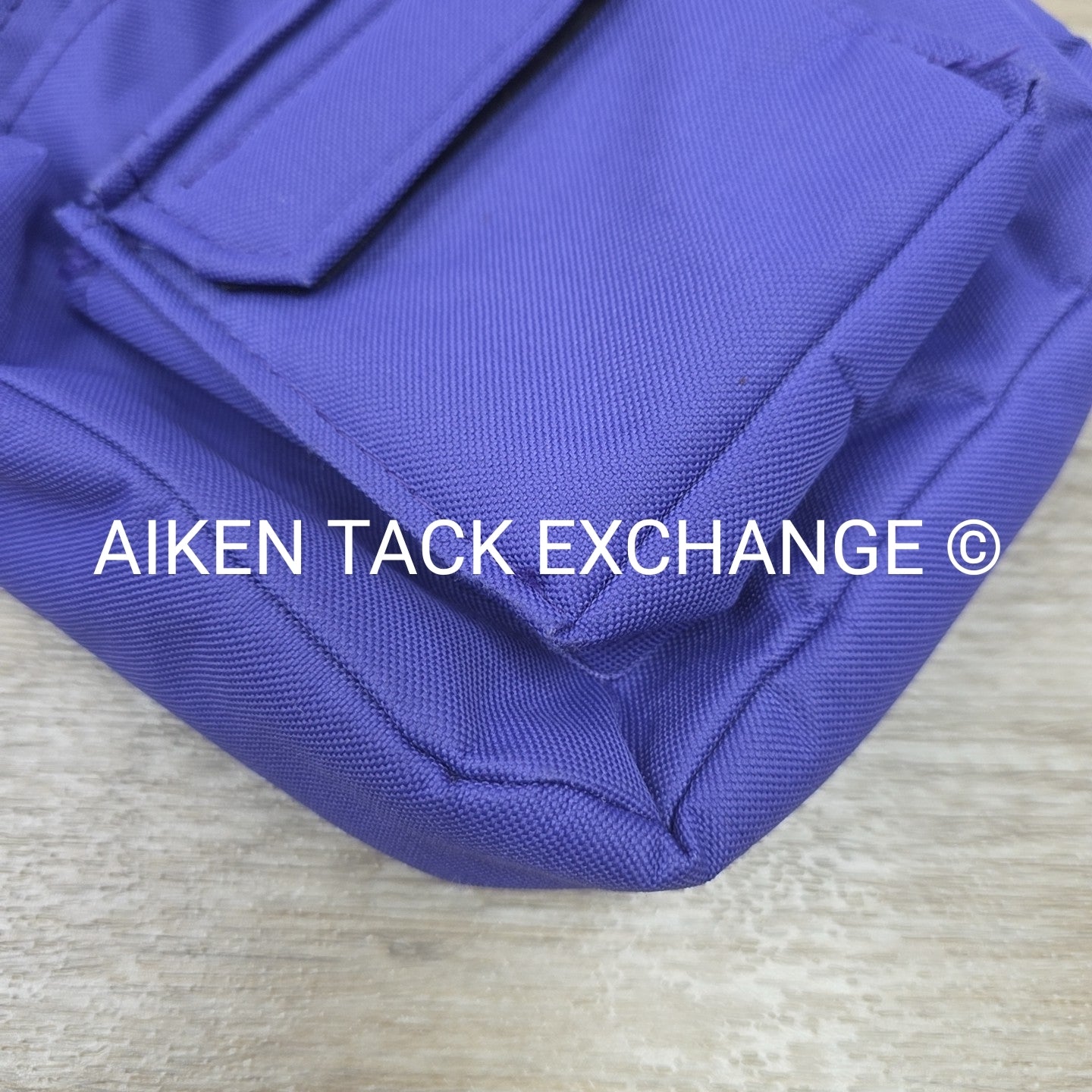 Nylon Multi-Pocket Saddle Bag for Horn, Purple