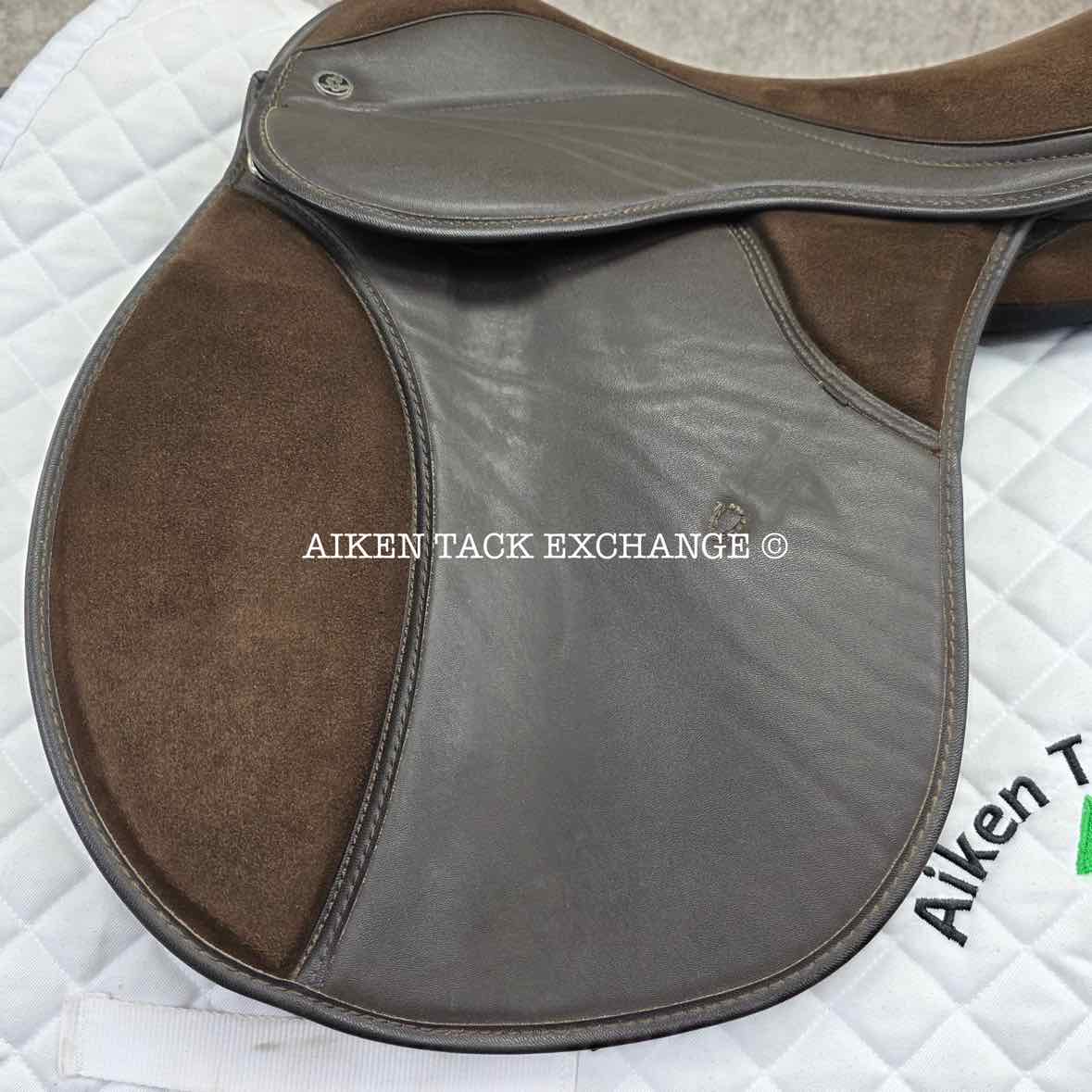 Thorowgood Synthetic All Purpose Saddle, 15.5" Seat, M/MW Tree, Wool Flocked Panels