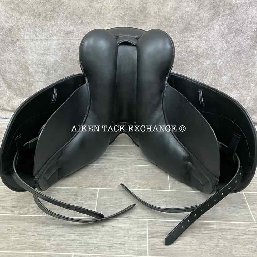 2024 Sella Soleil Passagio Dressage Saddle, 17" Seat, MW/W Tree, Wool Flocked Panels