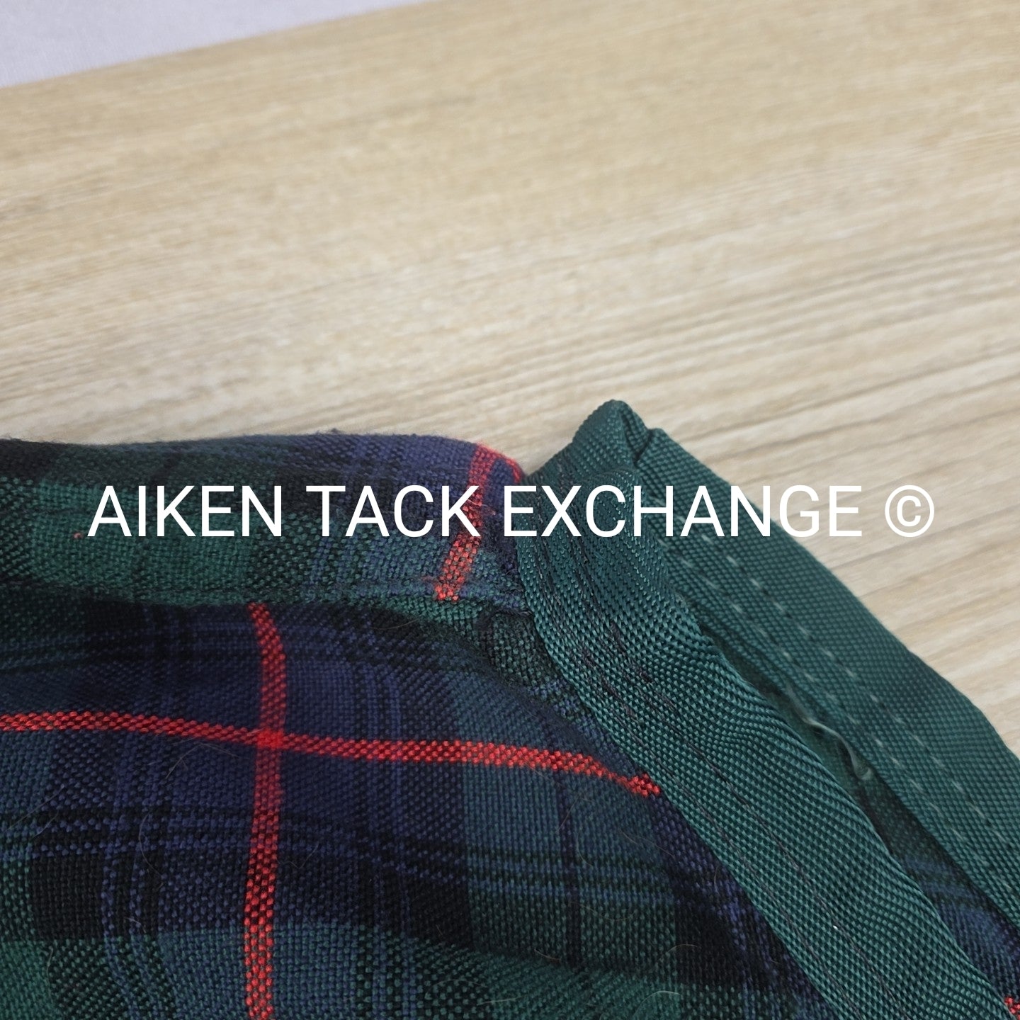 5/A Baker Original Tartan Plaid Stable Sheet, Size 72"