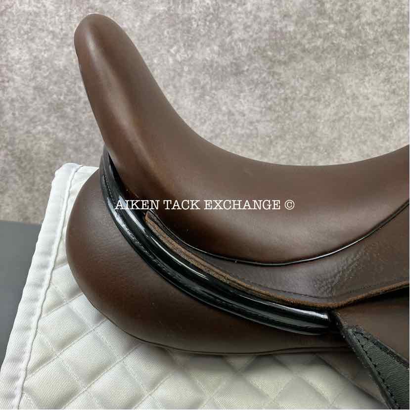 2020 Custom Saddlery Wolfgang Solo MKII Monoflap Dressage Saddle, 18" Seat, Adjustable Tree, Wool Flocked Panels