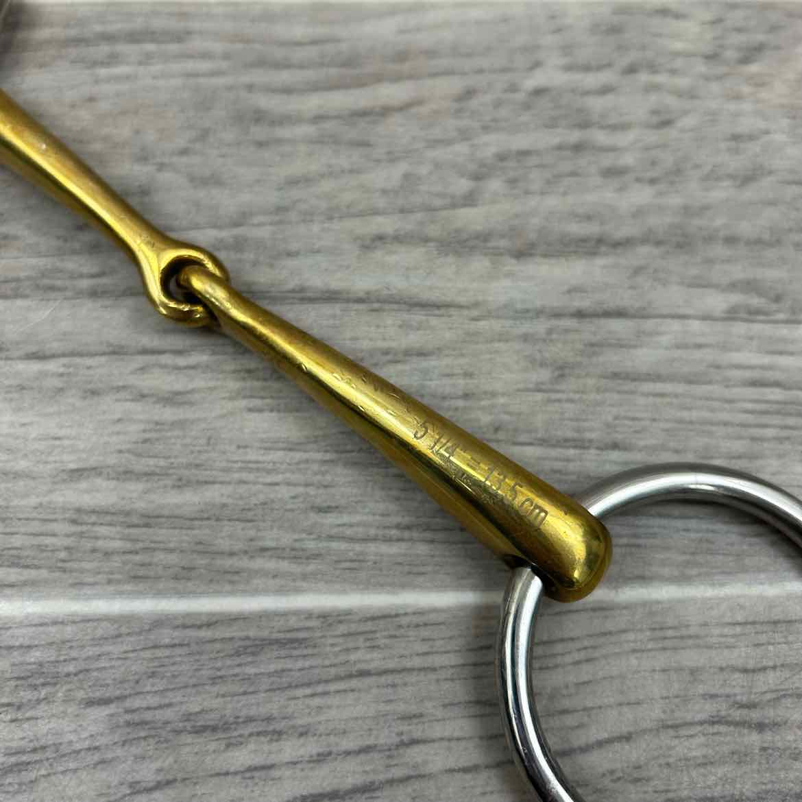 Stubben Sweet Copper Single Joint Loose Ring Bradoon Bit 5.25"
