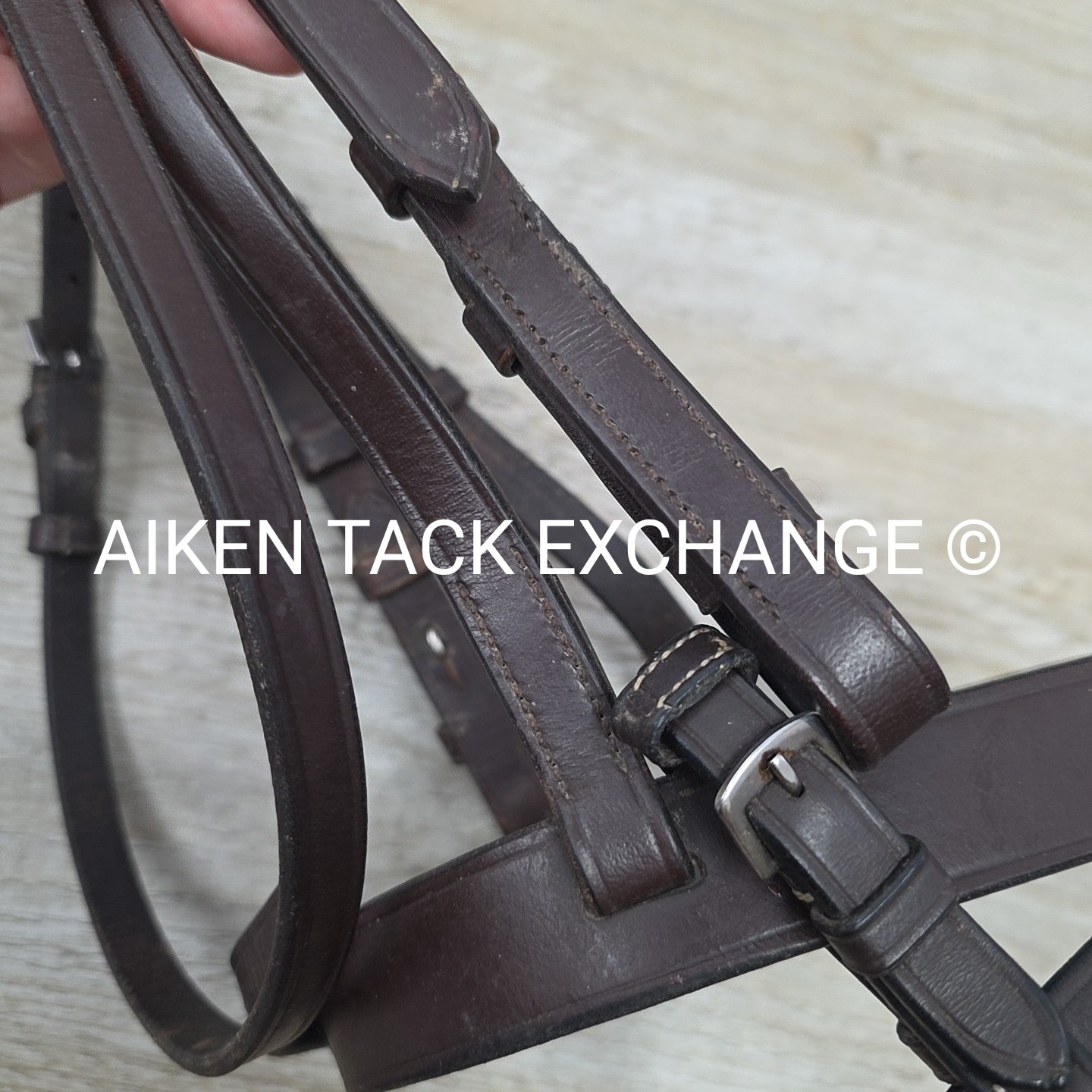 Flat Hunt Bridle, No Reins, Size Pony