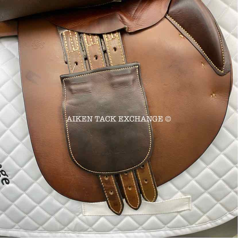 Bruno De Heusch - BDH Close Contact Jump Saddle, 17" Seat, Medium Tree, Foam Panels