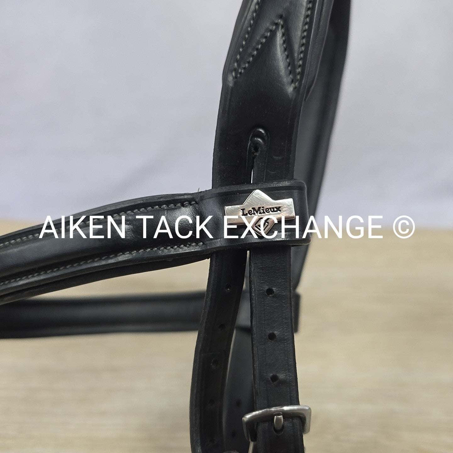 LeMieux Kudos Grackle Figure 8 Bridle, No Reins, Black, Size Full