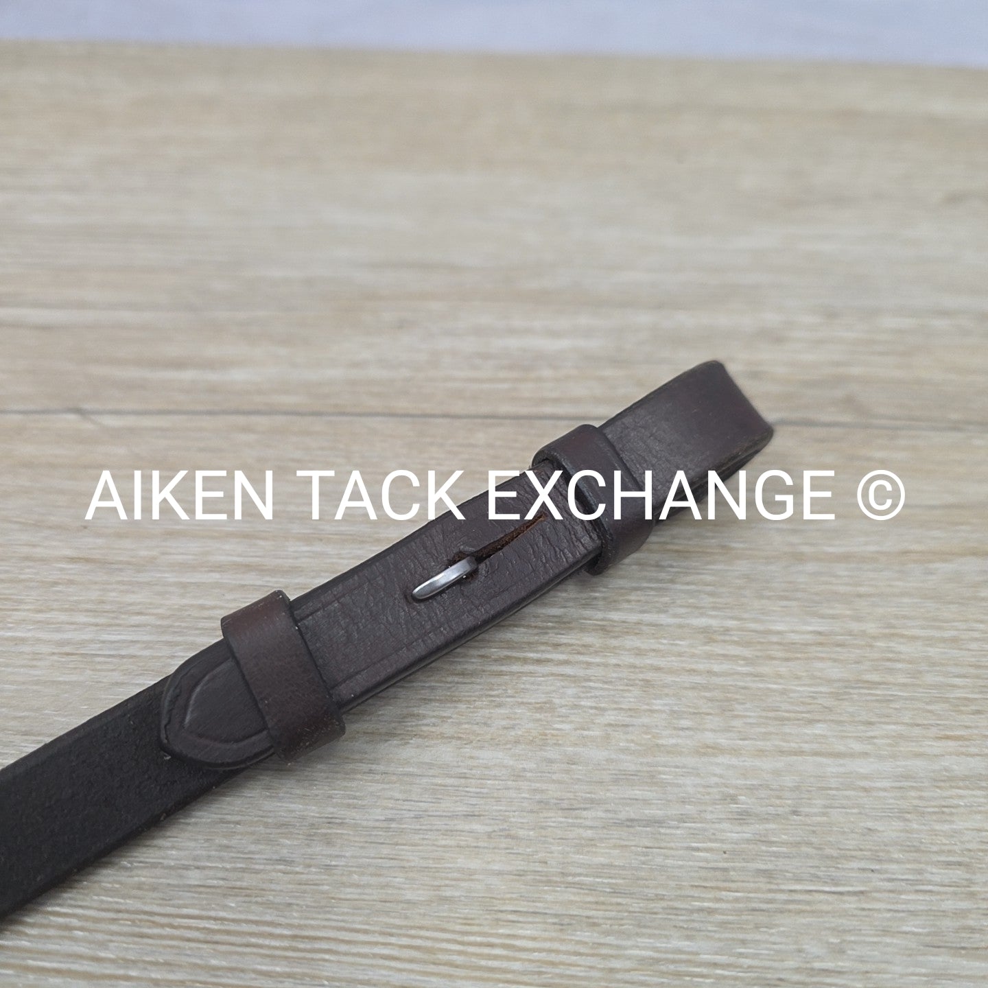 Bobby's English Tack Rubber Reins, Brown, 54"