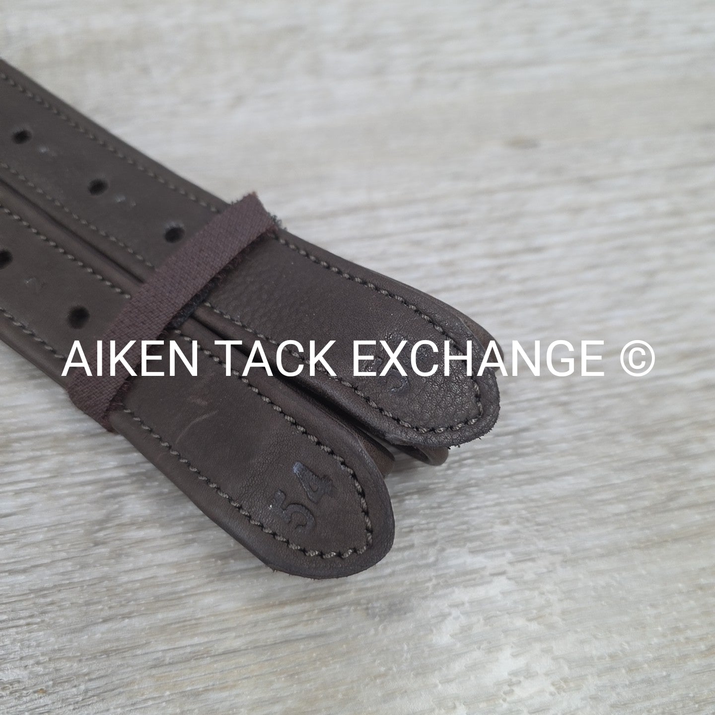 HDR Triple Covered Grippy Close Contact Stirrup Leathers, Havana, 54"
