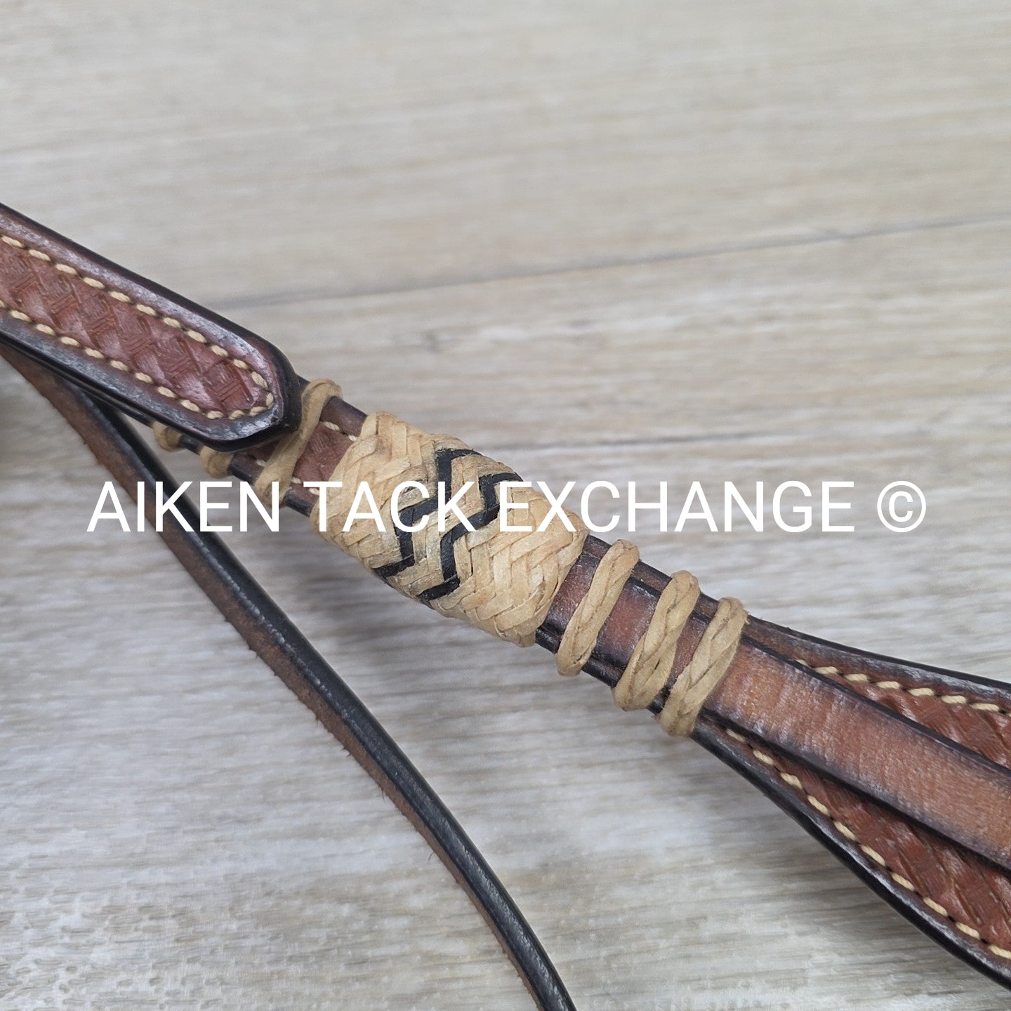 Sharp Browband Western Bridle, No Reins, Brown, Size Full