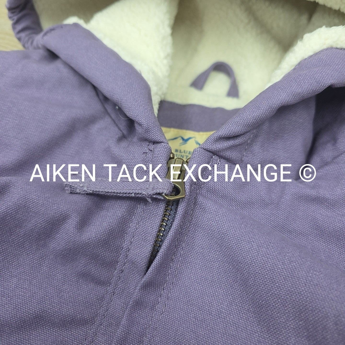 Blue Mountain Sherpa Lined Duck Hood Jacket, Youth Large