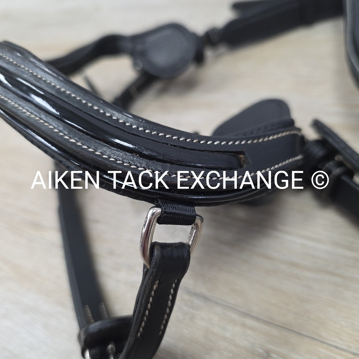 Jump'In One Manhattan Anatomic Bridle, No Reins, Black, Size Full