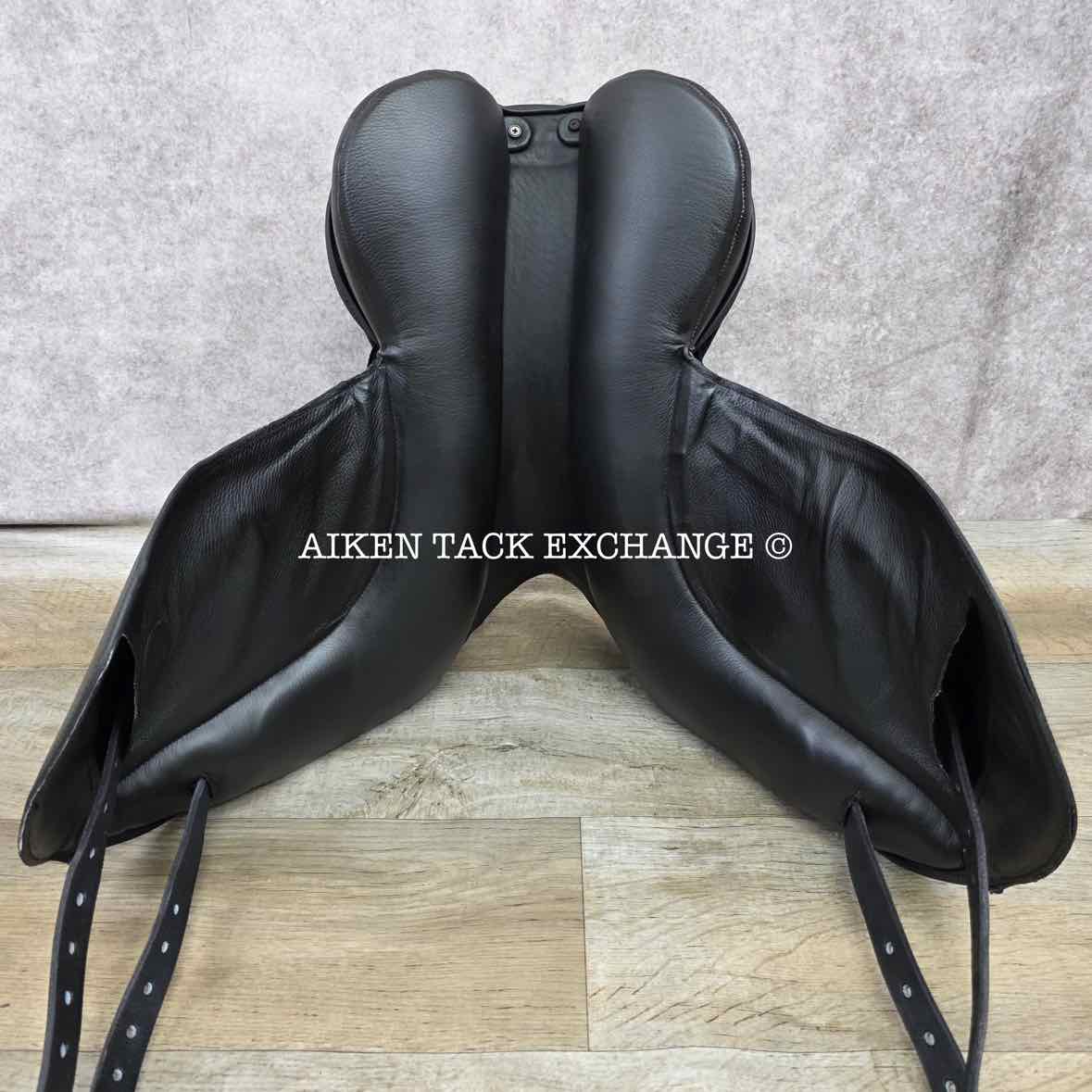 2023 Envy by Custom Saddlery Motion Monoflap Dressage Saddle, 18" Seat, Adjustable Tree, Wool Flocked Panels