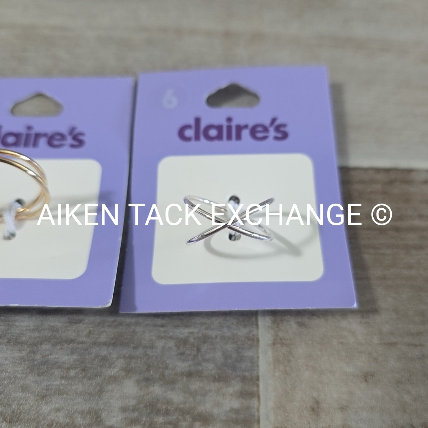 Claire's Rings (3) - Size 6