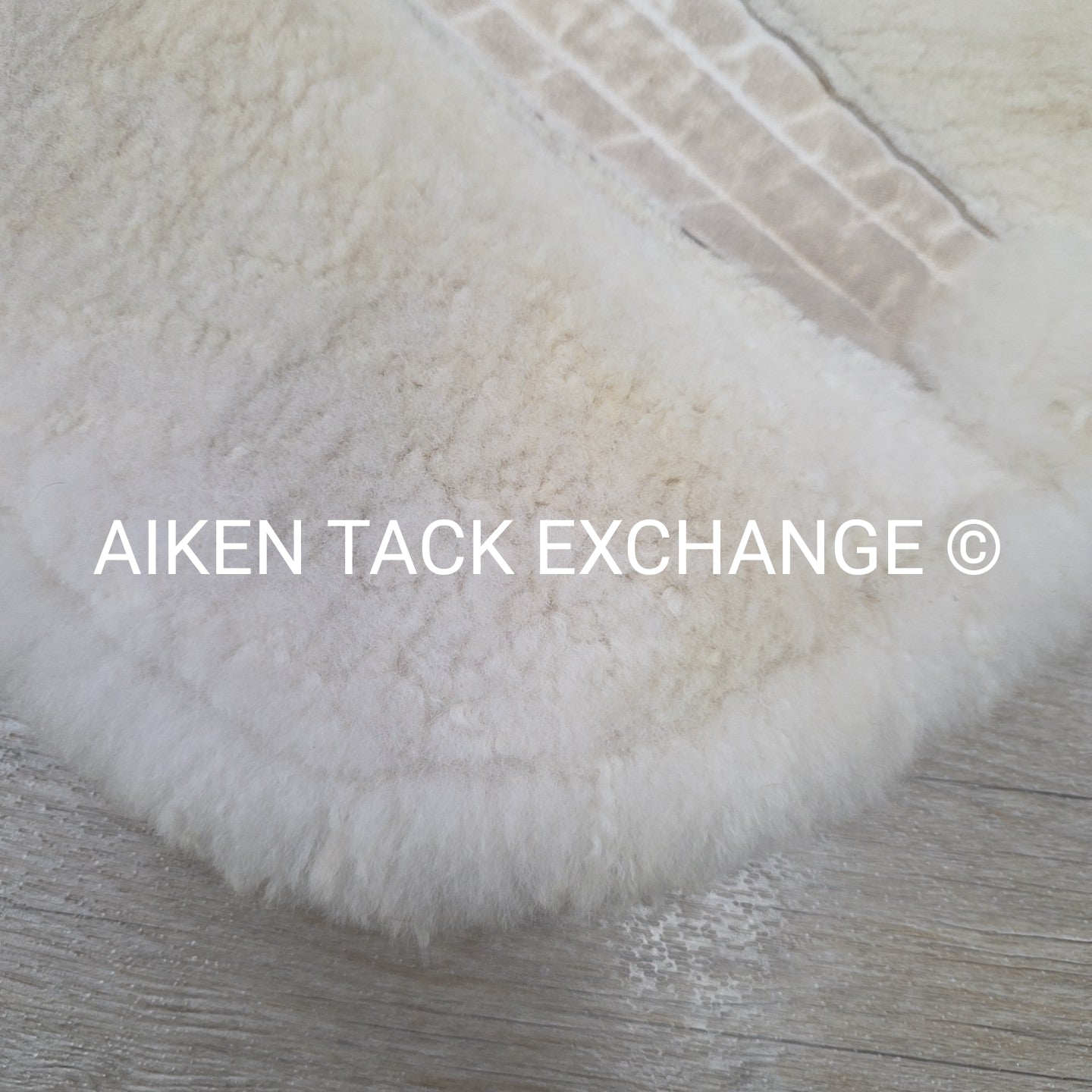 Mattes Platinum Dressage Sheepskin Half Pad, Size Medium