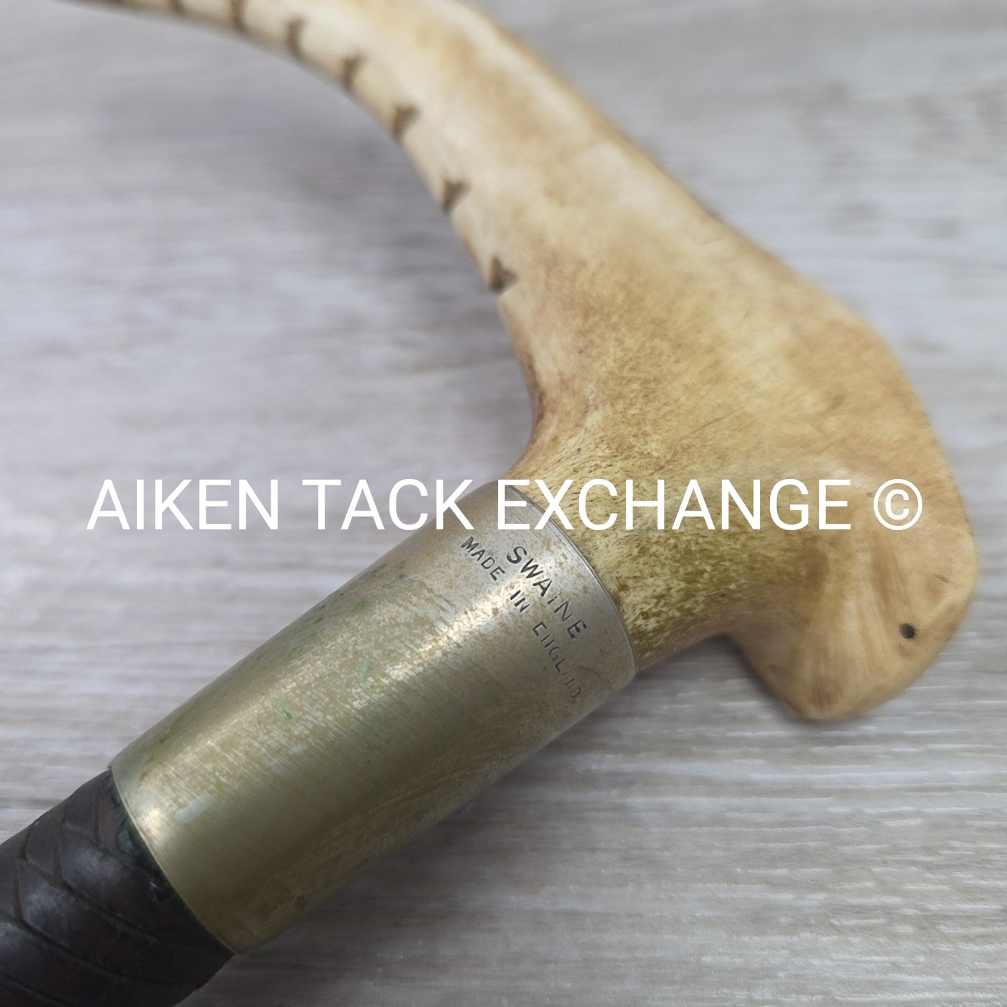 Men's Swaine Staghorn Hunt Whip with Thong / Lash