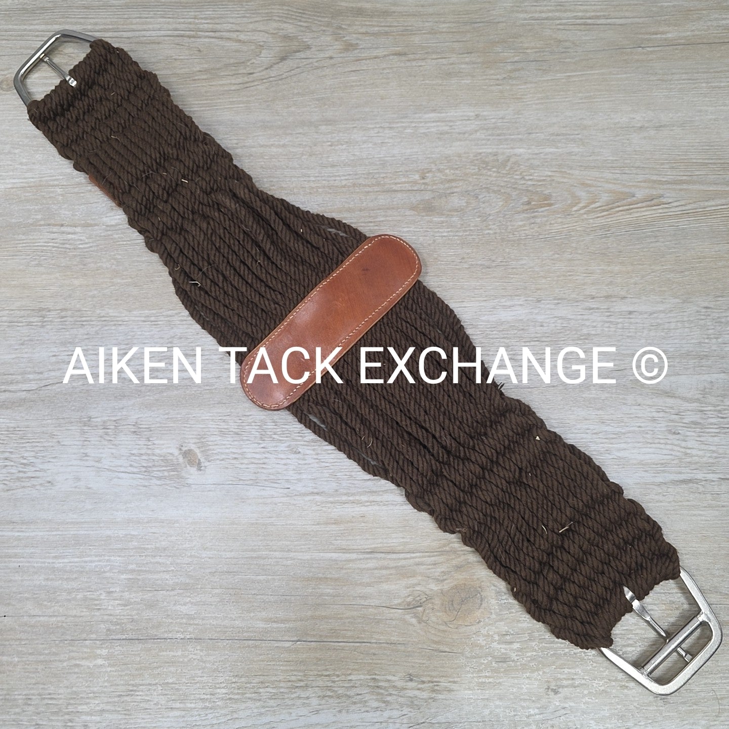 Showman Cotton Roper String Cinch, Brown, 34"