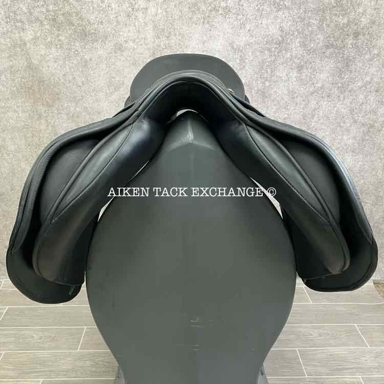 2018 Barclay & Co. by Ideal Pro-Shock Close Contact Jump Saddle, 19" Seat, Wide Tree, Wool Flocked Panels