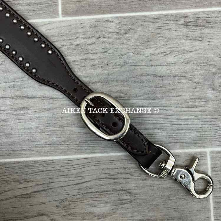 Circle Y Wither Strap, Walnut w/ Silver Spots