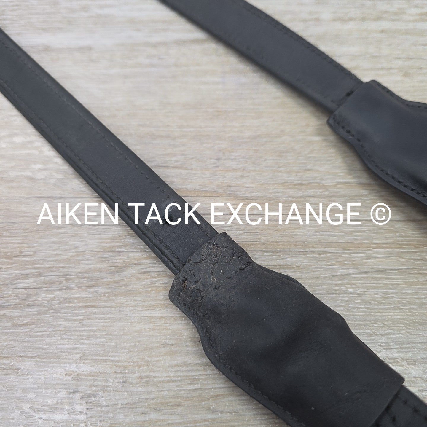 Arion Dressage Stirrup Leathers, Black, Size Small