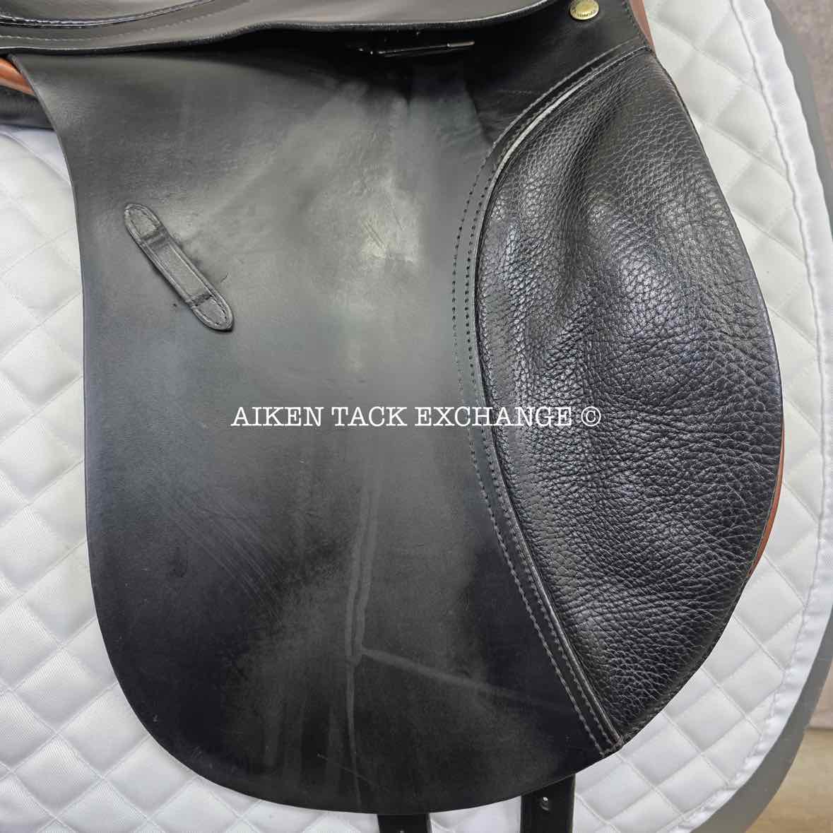 2000 Passier Young Champ Dressage Saddle, 16" Seat, Short Flap, W/XW Tree, Wool Flocked Panels