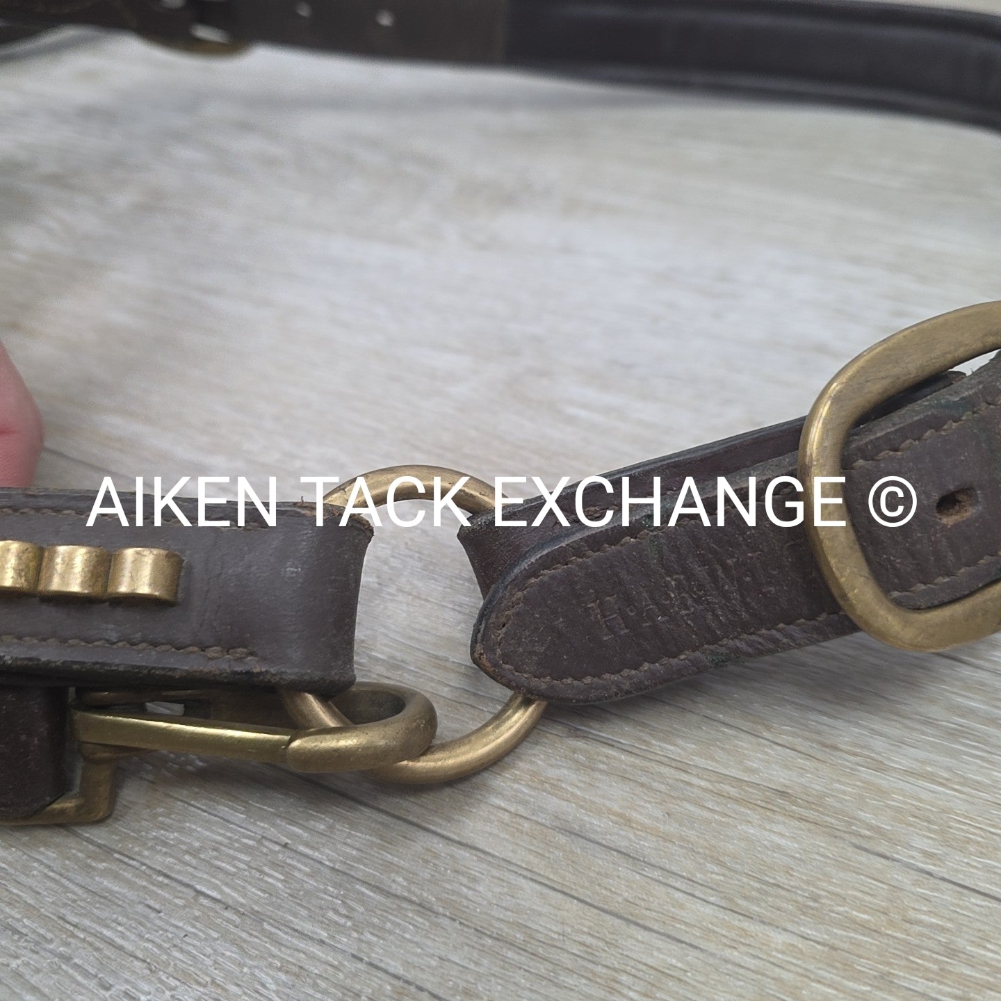 BARGAIN BUNDLE: 2 Leather Halters, Brown, Size Full