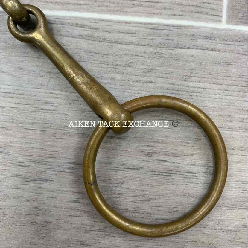 Herm Sprenger Aurigan Single Joint Loose Ring Bradoon Bit 5.25"