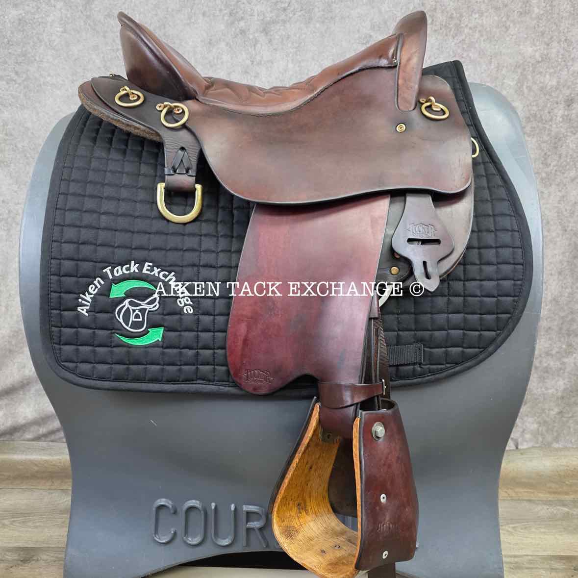 2005 Tucker 159 Endurance Trail Saddle, 16.5" Seat, Medium Tree - Semi QH Bars